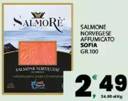 Interspar Salmone norvegese affumicato SOFIA offerta