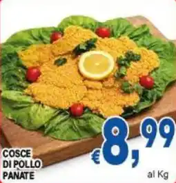 DEM Cosce di pollo panate offerta