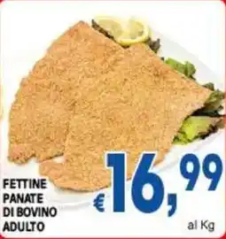 DEM Fettine panate di bovino adulto offerta