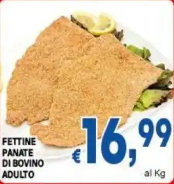 DEM Fettine panate di bovino adulto offerta