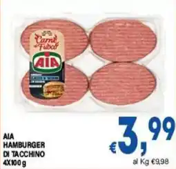 DEM Aia hamburger di tacchino offerta