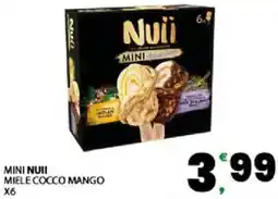 Interspar Mini nuii miele cocco mango x6 offerta