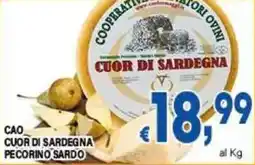 DEM Cao cuor di sardegna pecorino sardo offerta