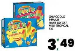 Interspar Ghiacciolo pirulo fruit joy x5/ mini tropical x6 offerta