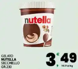 Interspar Gelato nutella secchiello offerta