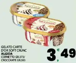 Interspar Gelato carte d'or soft crunc algida cornetto / croccante offerta