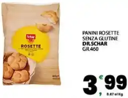 Interspar Panini rosette senza glutine DR.SCHAR offerta