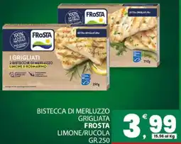 Interspar Bistecca di merluzzo grigliata frosta limone/rucola offerta