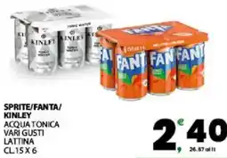 Interspar Sprite/fanta/ kinley acqua tonica offerta