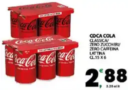 Interspar Coca cola classica/ zero zuccherv zero caffeina lattina offerta
