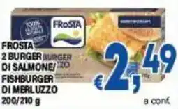 DEM Frosta 2 burger burger di salmone/zo fishburger di merluzzo offerta