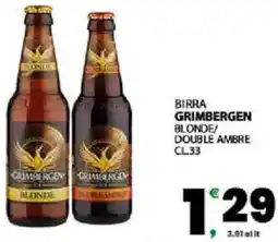 Interspar Birra grimbergen blonde/ double ambre offerta
