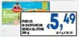 DEM Findus bastoncini senza glutine offerta