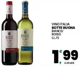 Interspar Vino italia botte buona bianco/ rosso offerta