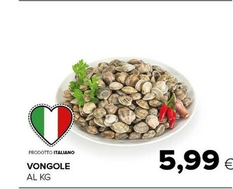 Tigre Vongole offerta