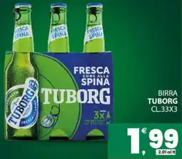 Interspar Birra TUBORG offerta