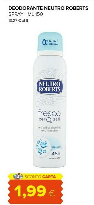 Tigre Deodorante offerta