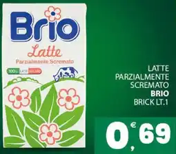 Interspar Latte parzialmente scremato BRIO offerta