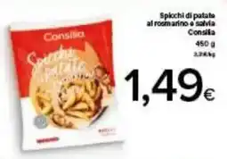 DEM Spicchi di patate al rosmarino e salvia Consilia offerta