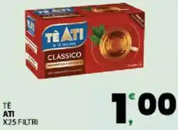 Interspar Tè ati x25 filtri offerta