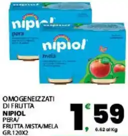 Interspar Omogeneizzati di frutta nipiol pera/ frutta mista/mela offerta