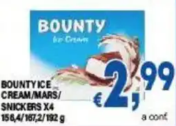 DEM Bounty ice cream/mars/ snickers x4 offerta