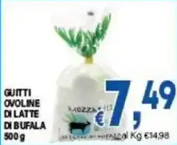 DEM Guitti ovoline di latte di bufala offerta
