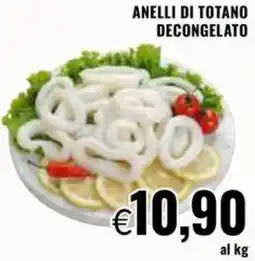 Famila Anelli di totano decongelato offerta