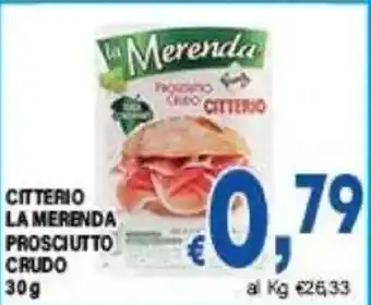 DEM Citterio la merenda prosciutto crudo offerta