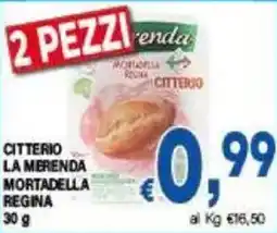 DEM Citterio la merenda mortadella regina offerta