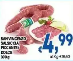 DEM San vincenzo salsiccia piccante dolce offerta