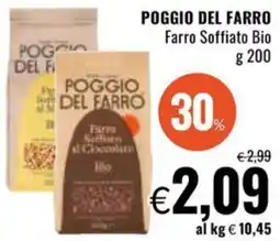 Famila POGGIO DEL FARRO Farro Soffiato Bio offerta