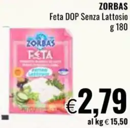 Famila ZORBAS Feta DOP Senza Lattosio offerta