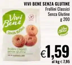 Famila VIVI BENE SENZA GLUTINE Frollini Classici Senza Glutine offerta