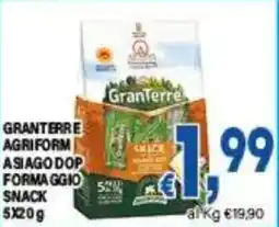 DEM Granterre agriform asiago dop formaggio snack offerta