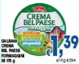 DEM Galbani crema bel paese formaggini x8 offerta