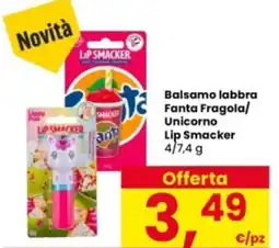 Interspar Balsamo labbra Fanta Fragola/ Unicorno Lip Smacker offerta