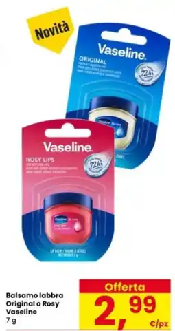 Interspar Balsamo labbra Original o Rosy Vaseline offerta