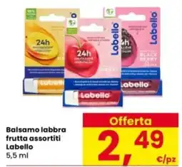 Interspar Balsamo labbra frutta assortiti Labello offerta