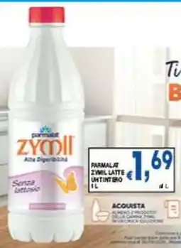 DEM Parmalat zymil latte uht intero offerta