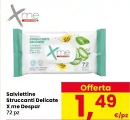 Interspar Salviettine Struccanti Delicate X me Despar offerta