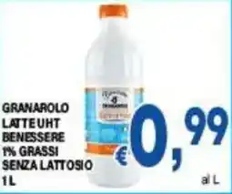 DEM Granarolo latteuht benessere 1% grassi senza lattosio offerta