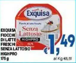DEM Exquisa fiocchi di latte highpro freschi senza lattosio highpro offerta
