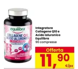 Interspar Integratore Collagene Q10 e Acido laluronico Equilibra offerta