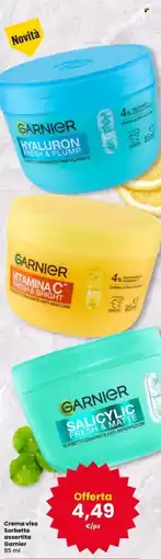 Interspar Crema viso Sorbetto Garnier offerta