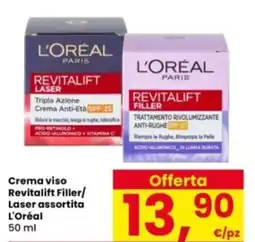 Interspar Crema viso Revitalift Filler/ Laser L'Oréal offerta