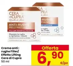 Interspar Crema anti-rughe Filler/ Effetto Lifting Cera di Cupra offerta