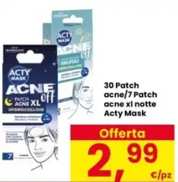 Interspar 30 Patch acne/7 Patch acne xl notte Acty Mask offerta