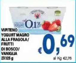 DEM Vipiteno yogurt magro alla fragola/ frutti di bosco/ vaniglia offerta