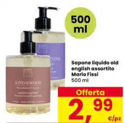Interspar Sapone liquido old english Mario Fissi offerta